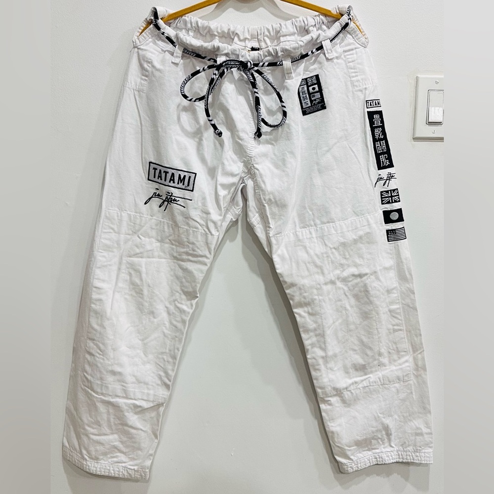 Mens Tatami White Martial Arts Pants